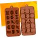 3pcs 15 Fudge Molds Non-Stick Mold Cartoon Animal Mold Silicone Mold Fondant Molds Bakeware Silicone Candy Mold Silicone Baking Molds Candy Molds Biscuits Cake Chocolate Candies mediumx3pcs Coffeex3pcs - Buy Online on GoSupps.com