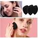 3 Pieces Small Mini Makeup Sponge Beauty Egg Beauty Powder Puff Foundation Concealer Cosmetic Professional Makeup Tool (Black) - Buy Online on GoSupps.com