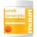 Muun Turmeric Scrub with Kojic Acid AHA/BHA Face &Body - Exfoliator Dark spot Remover- Ingrown Hair Treatment Bikini Area Inner Thighs Armpit Underarm Exfoliating 11.9 Ounce (Pack of 1)