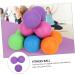 Frcolor 4-Piece Yoga Massage Ball Set - Portable Lacrosse & Foot Massager for Muscle Relaxation - Ideal for Home Use - Buy Online on GoSupps.com