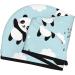 Buy Cute Panda Bear Microfiber Hair Towel - Soft Absorbent Coral Velvet Wrap for Long Curly Thick Hair | Quick Drying & Perfect for Women - Buy Online on GoSupps.com