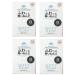 DAISO JAPAN Soft Clay Lightweight fluffy White 4 packs 4 Set white
