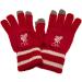 EPL Liverpool FC Adult Knitted Touchscreen Gloves - Authentic Red Getaway Solids - International Shipping Available - Buy Online on GoSupps.com