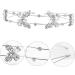 VINTORKY Headband Rhinestone Headdress Bride Wedding Headdress Girl's Headdress Simple Headdress Bridesmaid Headdress Butterflies Headdress Crystal Headdress - Buy Online on GoSupps.com