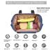 KONO Baby Diaper Bag Backpack - Multifunctional Travel Backpack with Large Capacity & 2 Stroller Straps (Blue) - E6705 BE M - Buy Online on GoSupps.com