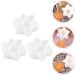NUOBESTY 6 Pcs Silicone Mold Candle Molds Diy Resin Candle Holder 3d Creative Crystal Epoxy Mold Cake Simple Whitex2pcs 4X7CMx2pcs - Buy Online on GoSupps.com