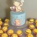 Classic Pooh Cake Topper Bear with Daisy Flower For Winnie Baby Shower Decorations Birthday Supplies Centerpiece - Buy Online on GoSupps.com
