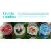 6 Oz Leo Crystal Candle | Aromatherapy Stress Relief | Astrology Vegan Gemstone Soy Candle - Shop Internationally - Buy Online on GoSupps.com