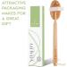 Zen Me Vegan Dry Brush - Exfoliating Cactus Bristles for Cellulite & Lymphatic Detox + Free eBook - Buy Online on GoSupps.com