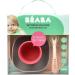 Baba Silicone Feeding Set - Plate, Bowl, Cup, Spoon - Strong Suction Pad - Pink - Baby & Children - 4 Piece Meal Set - Buy Online on GoSupps.com