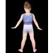 LMCOB Girls Gymnastics Shorts Black/Silver Glitter | Size 7-8 Years - Buy Online on GoSupps.com