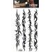 Barbed Wire Creeper Vine Temporary Tattoos - 2 Sheets for Body, Arm, Chest & Shoulder - Men, Women, Teens - Buy Online on GoSupps.com