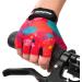 Buy Meteor Kids Bike Gloves - Pink Abstract Gel BMX Gloves for Boys & Girls - Sizes XS (6-6.5cm) - Perfect for Cycling & Scootering - Buy Online on GoSupps.com