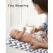 2Pcs Portable Waterproof Baby Changing Mat Set - Grey | 60 X 37cm | Lightweight & Easy to Clean | Ideal for Travel & Home Use - Buy Online on GoSupps.com