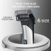 Body Hair Trimmer for Men - 6-in-1 Waterproof Electric Groomer with LED Light USB Charging & Ceramic Blades - Perfect for Pubic Body & Groin Grooming - Buy Online on GoSupps.com
