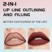 YOUNG VISION Gourd-Shaped Precision Liquid Lipstick & Lipliner - Nude Matte Perfection | Shop Internationally - Buy Online on GoSupps.com