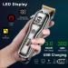 Buy Professional Waterproof Hair Clippers for Men | Cordless Grooming Kit with 8 Guide Combs - Buy Online on GoSupps.com