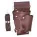 Professional hair clipper for hairdresser make-up gadgets nurse fuss barber waist belt comb scissor holder scissor organizer tool organizer medium brown