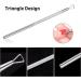 Sularpek 2 Pack Cuticle Pusher and Cuticle Peeler Cuticle Pusher Stainless Steel Dual Head Nail Scraper Nail Gel Polish Remover Tool for Fingernails and Toenails(Silver) - Buy Online on GoSupps.com