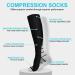 Shop Acwoo Compression Stockings for Men & Women - Medical Knee Socks for Thrombosis Flight & Running (S-M Gray) - Buy Online on GoSupps.com