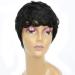 Shop Women's Black Wavy Synthetic Curly Wig - Perfect for 50s 60s 70s & 80s Styles | International Shipping Available - Buy Online on GoSupps.com