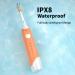 ED05 Kids Electric Toothbrush - Waterproof Wireless Charging 3 Modes Rechargeable Automatic Toothbrush for Boys & Girls - Orange - Buy Online on GoSupps.com