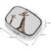 Griaffe Printed Square Pill Box - Portable Travel Medicine Organiser for Easy International Shipping - Buy Online on GoSupps.com