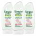 Simple Simple Nourishing Shower Cream 250ml (pack of 3)