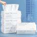 Disposable facial towel extra thick and soft dry baby towels for women dry and wet application facial cotton cloth for removing thickening for sensitive skin 4 pieces