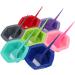 Hair Dyeing Bowl Brush Kit Colorful Hairdressing Set Dye Supplies Tools for Professional Hair Stylists (Baking oil set) - Buy Online on GoSupps.com
