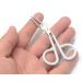 Yutoner Scissors Shaped Eyebrow Tweezers Set - Stainless Steel, Easy Handle, Flat Tip - 4 Pieces - Buy Online on GoSupps.com