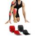 Shop WODFitters Pro Kinesiology Tape for Athletes - Waterproof Extra Durable 2 Pack (Black/Red) - Uncut Therapeutic Tape for Optimal Performance - Buy Online on GoSupps.com