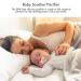 Baby Pacifier - BPA Free Rhinestone Design | Silicone Newborn Pacifier for 6-18 Months (White) - Buy Online on GoSupps.com