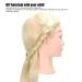 Hairdresser Training Head - 65cm Funny Practical Doll Head for DIY Hairstyling & Braids | High-Temperature Fiber - Buy Online on GoSupps.com