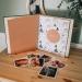 Peachly Minimalist Baby Memory Book - Baby First Year Keepsake for Milestones | Simple Grey Linen Scrapbook for Boy or Girl | 60 Pages - Buy Online on GoSupps.com