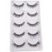 Buy 5 Pair Criss Cross False Eyelashes - Cute & Voluminous | Oyedens - International Shipping Available - Buy Online on GoSupps.com