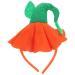 DEARMAMY Pumpkin Headband Cosplay Headband Halloween Headbands Pumpkin Stem Headband Carnival Hair Band Halloween Hair Hoop Pumpkin Hat Hair Halloween Hair Bopper Funny Headbands Plastic