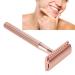 Premium Portable Manual Safety Razor for Men - Zinc-Aluminium & Brass Handle Double-Edged with Copper Base for Ultimate Grooming - Buy Online on GoSupps.com