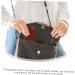 Homsfou Travel Bag Set - Portable Sunglasses & Contact Lens Case - Double Glasses Holder - Compact Red PU Design for Easy Travel - Buy Online on GoSupps.com