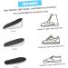 NOLITOY 9 Pairs Height Increasing Insoles | Ergonomic Shock-Absorption Heel Lift Pads for Women Comfort & Support for Running Shoes - Buy Online on GoSupps.com