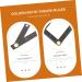 Mobestech 7 Pcs Second Generation Brow Shaping Kit Metal Eyebrow Ruler Eyebrow Positioning Tool 25x5x0.6cmx7pcs Blackx7pcs - Buy Online on GoSupps.com