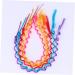 FRCOLOR Boho Decor 3sets Decorative Hairpin Ponytail Extension Cosplay Hair Wig Hair Streak Clip Braided Wigs Fake Ponytail Hair Clip Colored Wigs Birthday Hair Clip Issue Card Women's - Buy Online on GoSupps.com