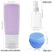 10-Pack Travel Bottles Set - 3oz Leakproof Silicone Containers | TSA Approved Toiletry Bottles for Shampoo, Lotion, Soap - Multicolor - Buy Online on GoSupps.com