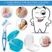 Premium Press Brush Set for Braces & Dentures - Clean & Store with Blue Toothbrush - Buy Online on GoSupps.com