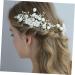 Housoutil Bride Headpieces for Wedding Bride Insert Comb Wedding Headpiece Diamond Headpiece Bridal Headpiece Wedding Diamond Comb Jewelry Comb Bride White Hairpin The Flowers Miss - Buy Online on GoSupps.com