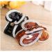 RAYNAG Set of 2 Rhinestone Claw Clips for Thick Hair - Black Brown - Buy Online on GoSupps.com