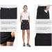BALEAF Women's UPF 50 Outdoor Skort with Zip Pockets - Black, Large - Buy Online on GoSupps.com