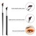 URSOBTF 3 PCS Ultra Thin Sickle Angled Eyeliner & Eyebrow Brush Set - Buy Online on GoSupps.com