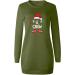 Shop Hanxiulin Women's Fashion Christmas Long Sleeve Sweatshirt Dress - Stylish Holiday Dresses & Blouses - Buy Online on GoSupps.com