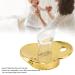 Soft Silicone Baby Pacifier with Chain Clip - Bling Design for Newborns | Gold M - Buy Online on GoSupps.com